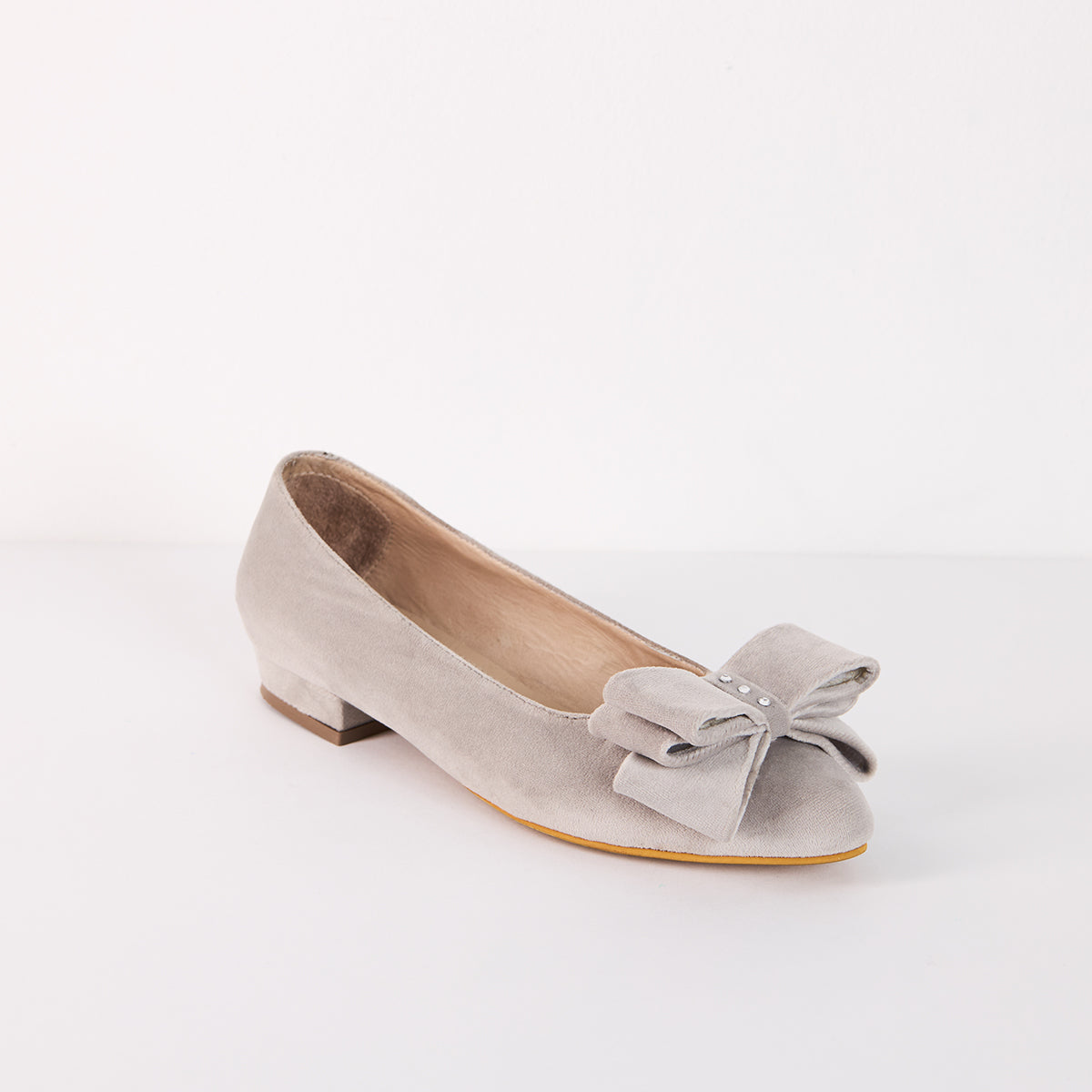 Baletas Bow - Gris - Talla 37