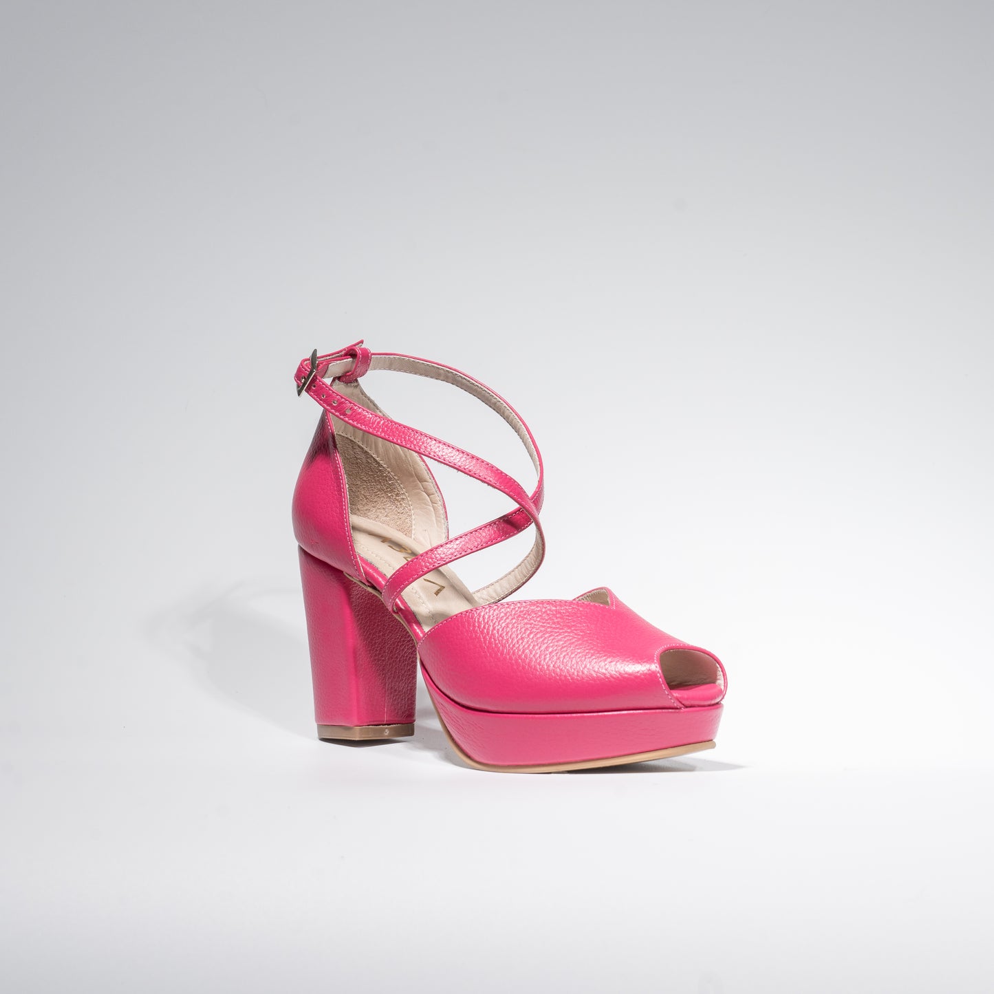 Sandalias Dina Cruzado Fucsia - Talla 34