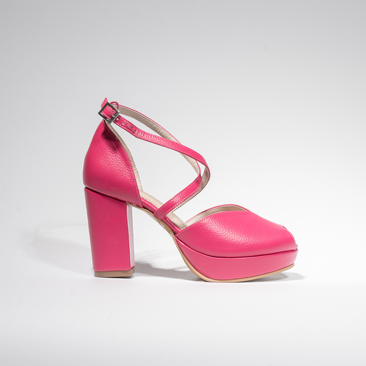 Sandalias Dina Cruzado Fucsia - Talla 34