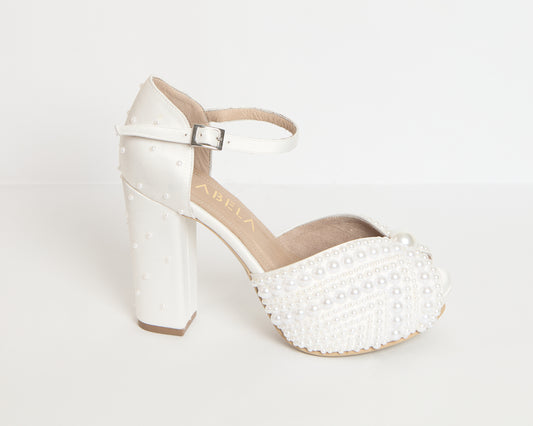 PRE ORDER - Sandalias Perlas - Talla 34