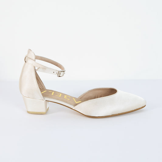 Tacones Amelie Ivory - Talla 38