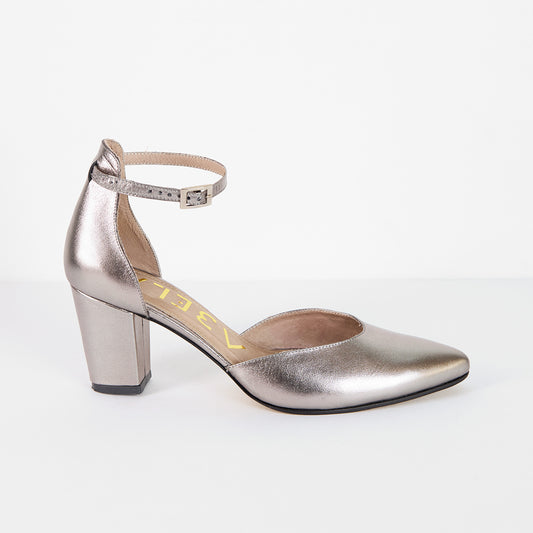 Tacones Amelie - Plomo - Talla 40 / Talla 41