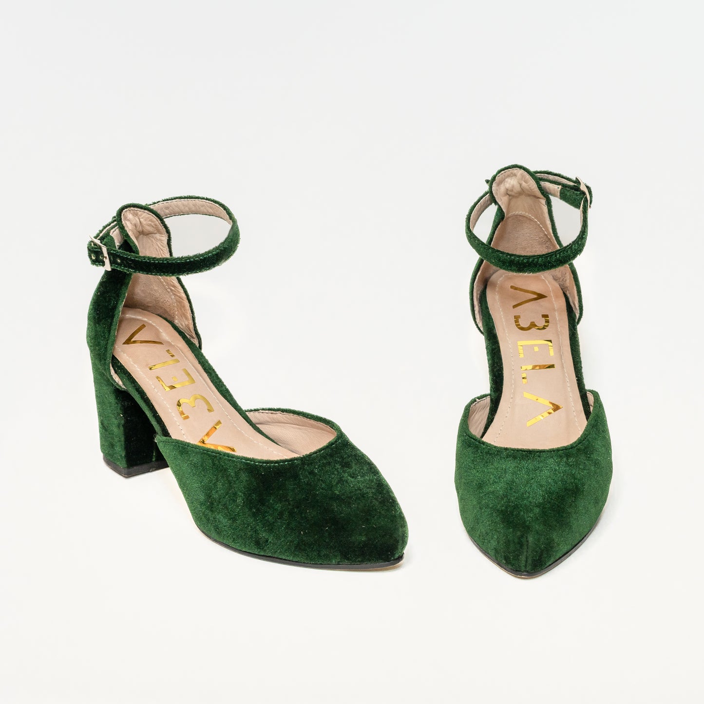 Tacones Amelie Verde - Talla 34
