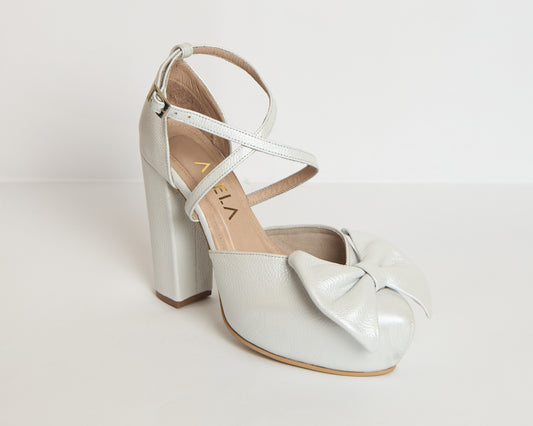 Tacones Dina Cruzado Bow - Talla 37