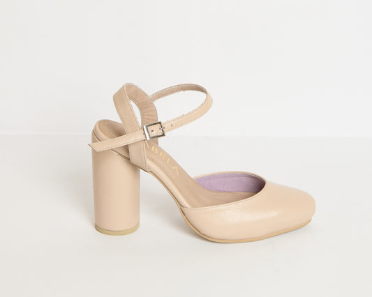 Tacones Emma Nude - Talla 36