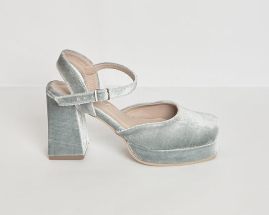 Tacones Emma - Verde Menta - Talla 36