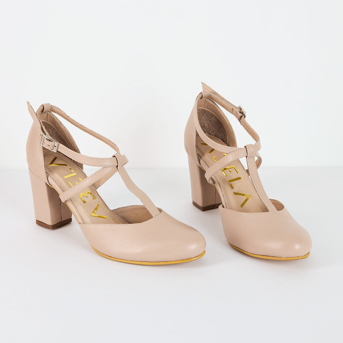 Tacones Lucy - Nude - Talla 36