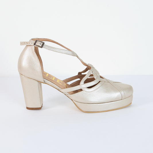 Tacones Ochos - Champaña - Talla 40 / Talla 41