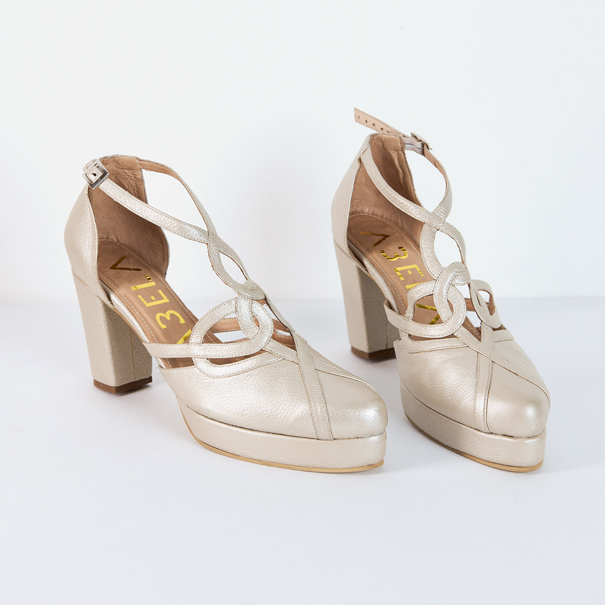 Tacones Ochos - Champaña - Talla 40 / Talla 41