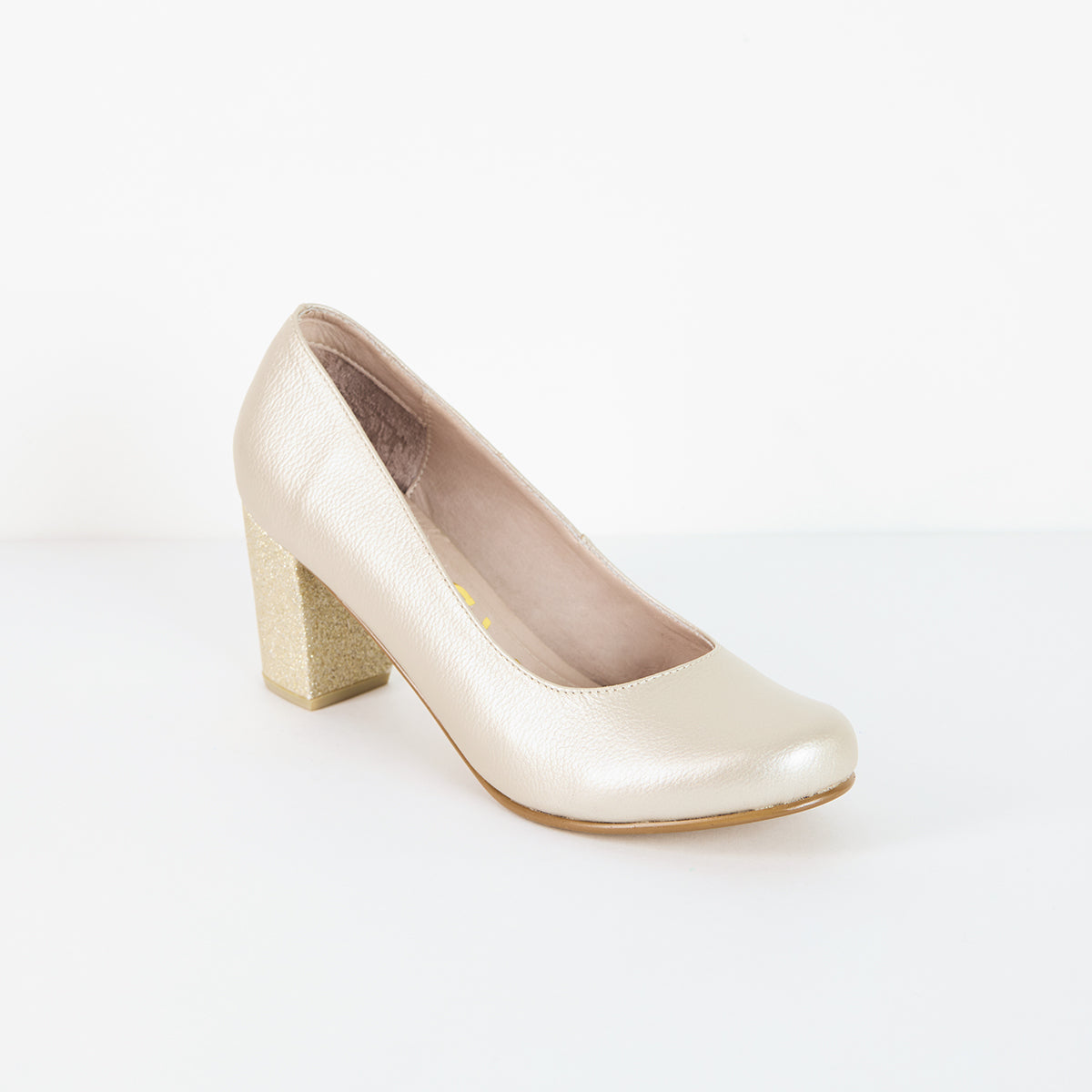 Tacones Pumps - Champaña - Talla 39