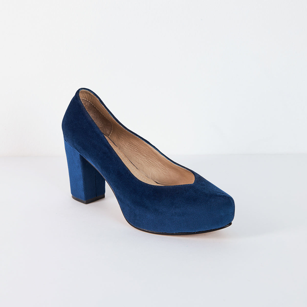 Tacones Pumps - Azul - Talla 36.5