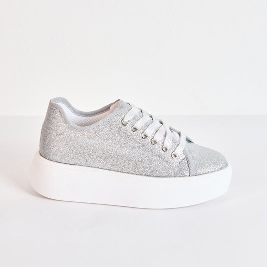 Tenis Glam Plata Oscuro- Talla 35