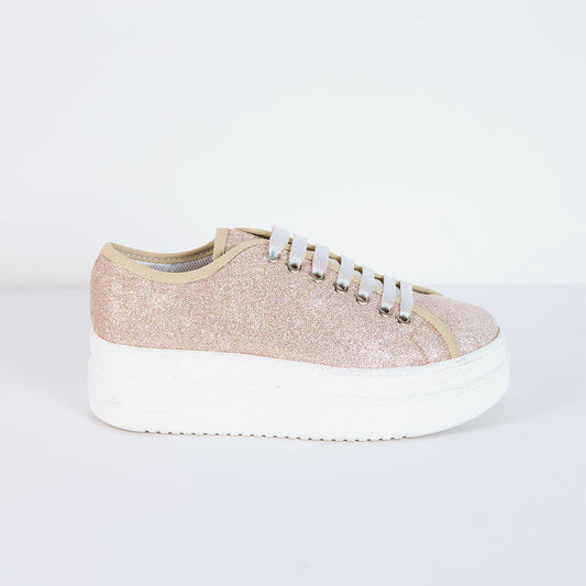 Tennis Glam Oro Rosa (5cm) - Talla 35