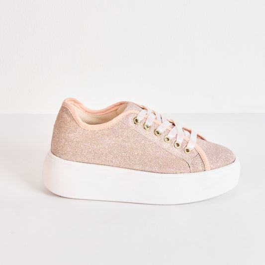 Tenis Glam Oro Rosa S - Talla 35
