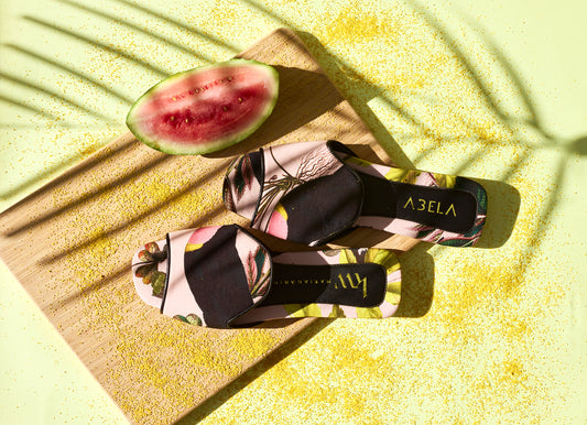 Sandalias Print Pelicanos - Talla 38