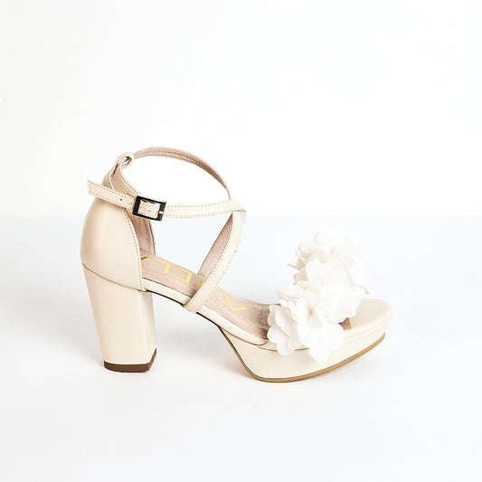 Sandalias María Cruzado Flores - Talla 36