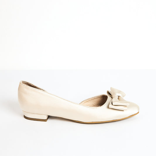 Tango Bow Pearl Ballet Flats