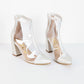 Botines Maravilla - Textil Blanco - Talla 40