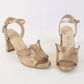 Sandalias Boleros Bronce - Talla 38
