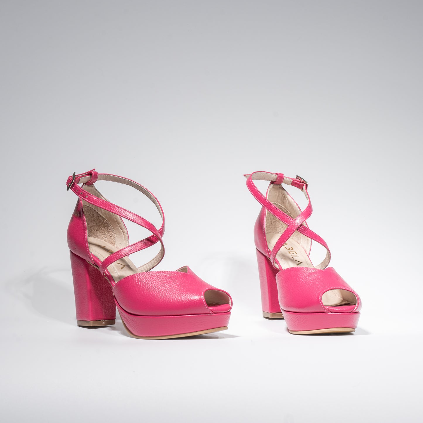 Sandalias Dina Cruzado Fucsia - Talla 34