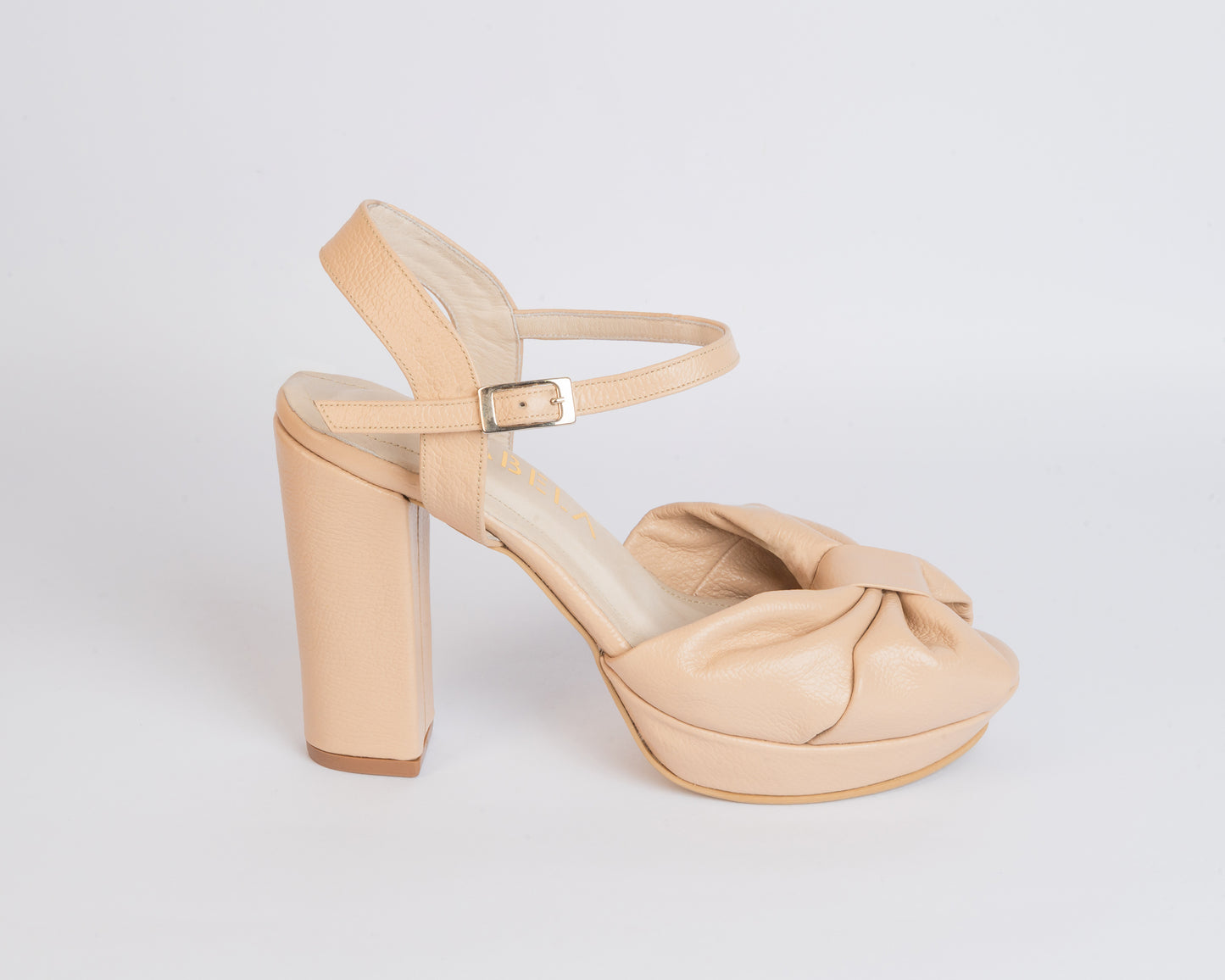 Sandalias Emma Moño Nude - Talla 38