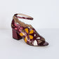 Sandalias Florecientes Vino - Talla 39