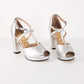 Sandalias Lucy Plata - Talla 35