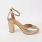 Sandalias María Henao - Oro Cobre - Talla 37