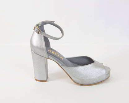 Sandalias María Henao Plata - Talla 38