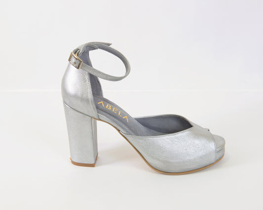 Sandalias María Henao Plata - Talla 38