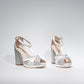 Sandalias Mariposa Blanco - Talla 36