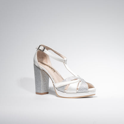 Sandalias Mariposa Blanco - Talla 36