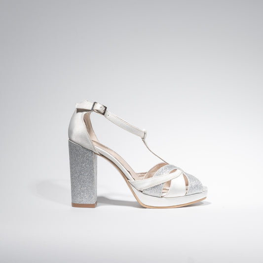 Sandalias Mariposa Blanco - Talla 36
