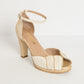 Sandalias Nacar Combinado - Talla 39