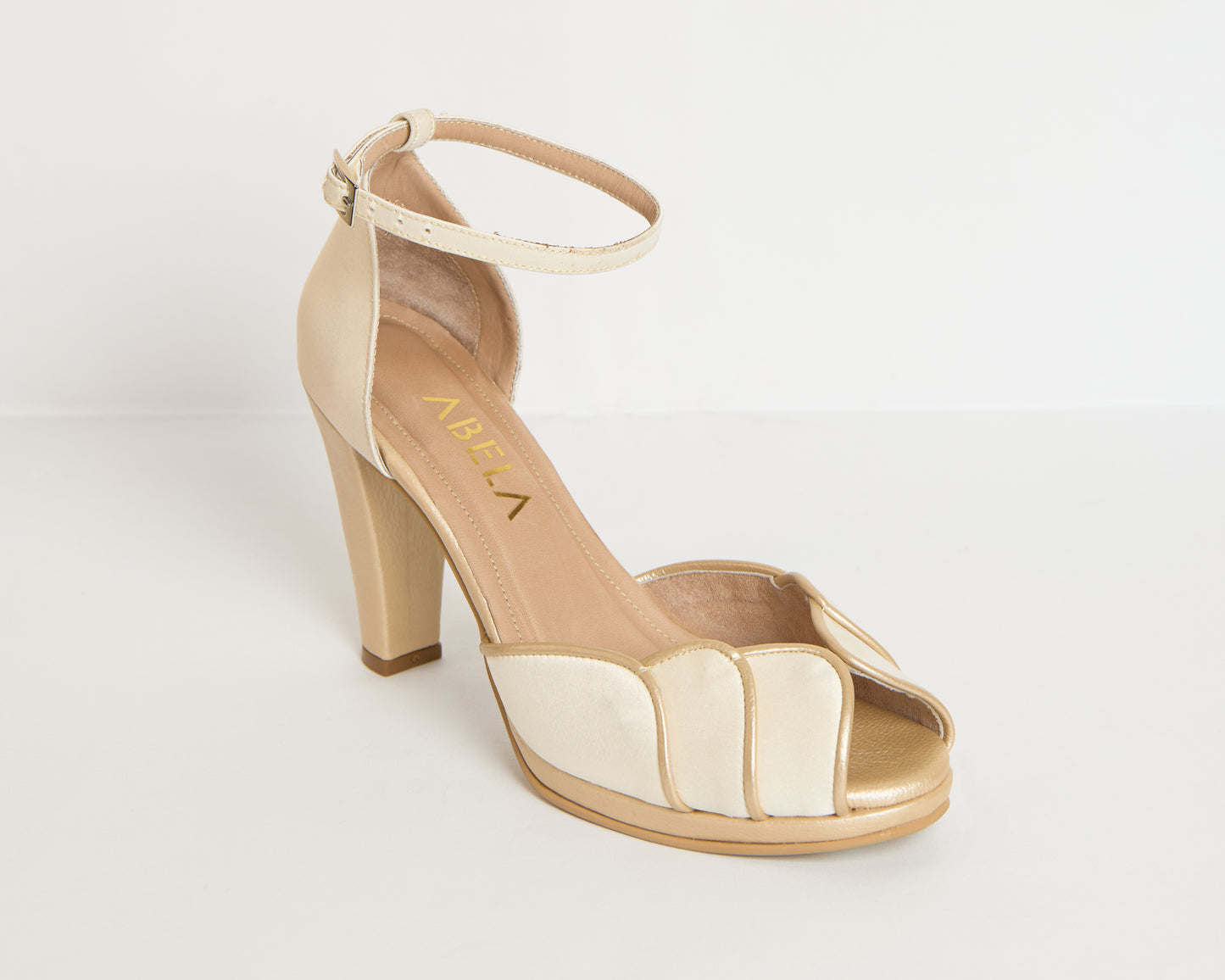 Sandalias Nacar Combinado - Talla 39