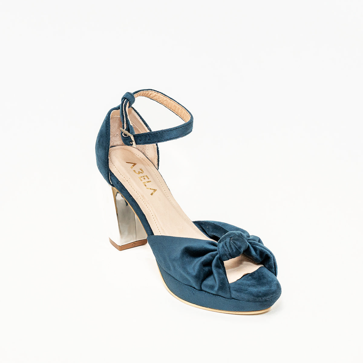 Sandalias Nudo Terciopelo - Talla 38