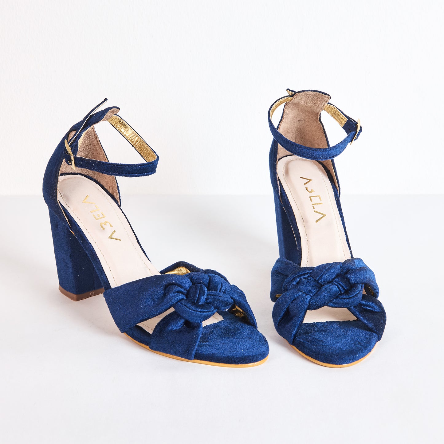 Sandalias Trenza Azul  Navy - Talla 37