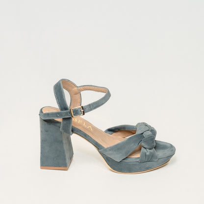 Sandalias Trenza Emma Azul- Talla 36