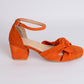 Sandalias Trenza Naranja - Talla 36