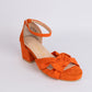 Sandalias Trenza Naranja - Talla 36