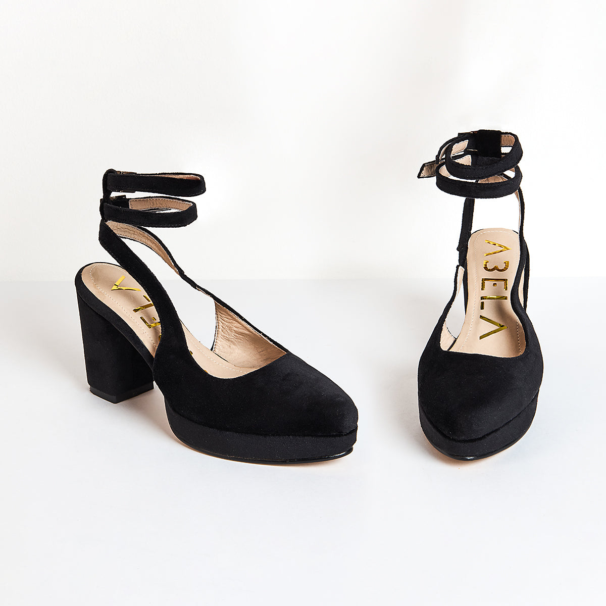 Tacones Alas Maravilla -  Negro - Talla 35