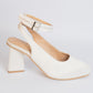 Tacones Alas Maravilla Blanco - Talla 39