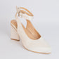 Tacones Alas Maravilla Blanco - Talla 39