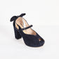 Tacones Bow Azul