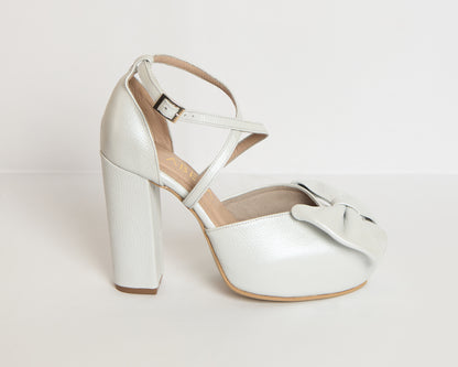 Tacones Dina Cruzado Bow - Talla 37