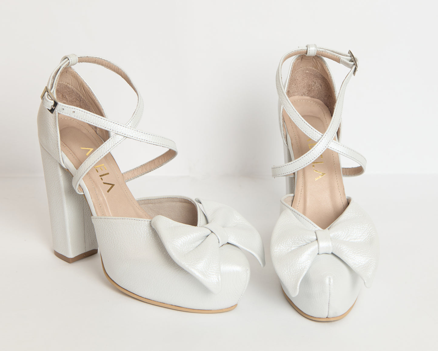 Tacones Dina Cruzado Bow - Talla 37