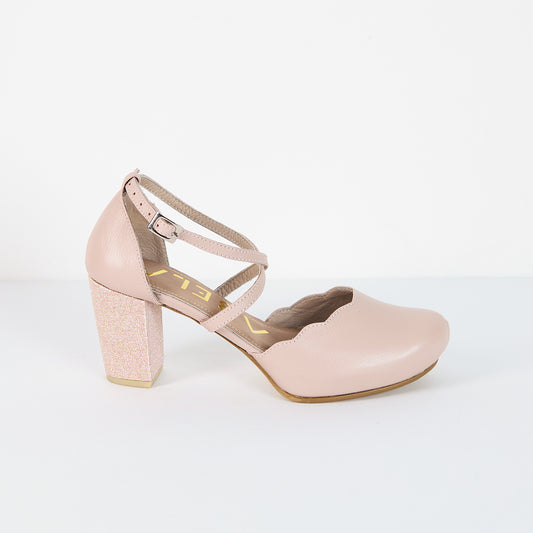 Tacones Dina Cruzado Moras - Talla 37