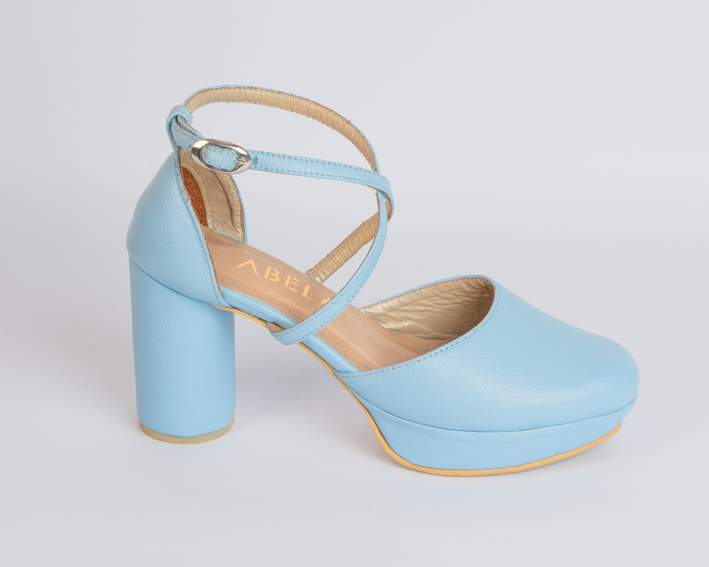 Tacones Dina Cruzado Azul - Talla 37