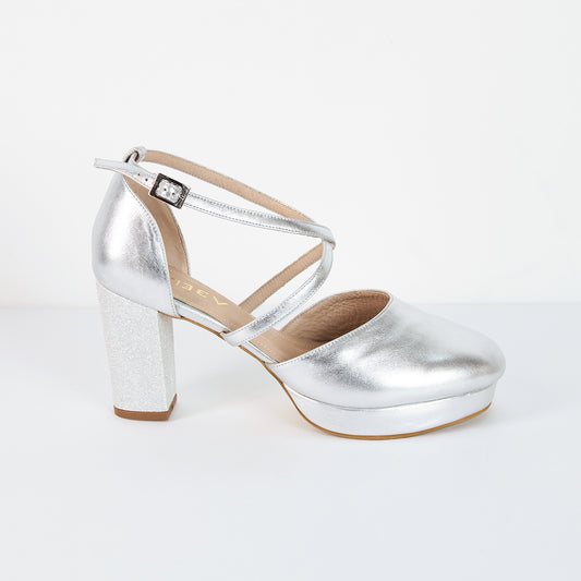 Tacones Dina Cruzado - Pie ANCHO - Talla 39