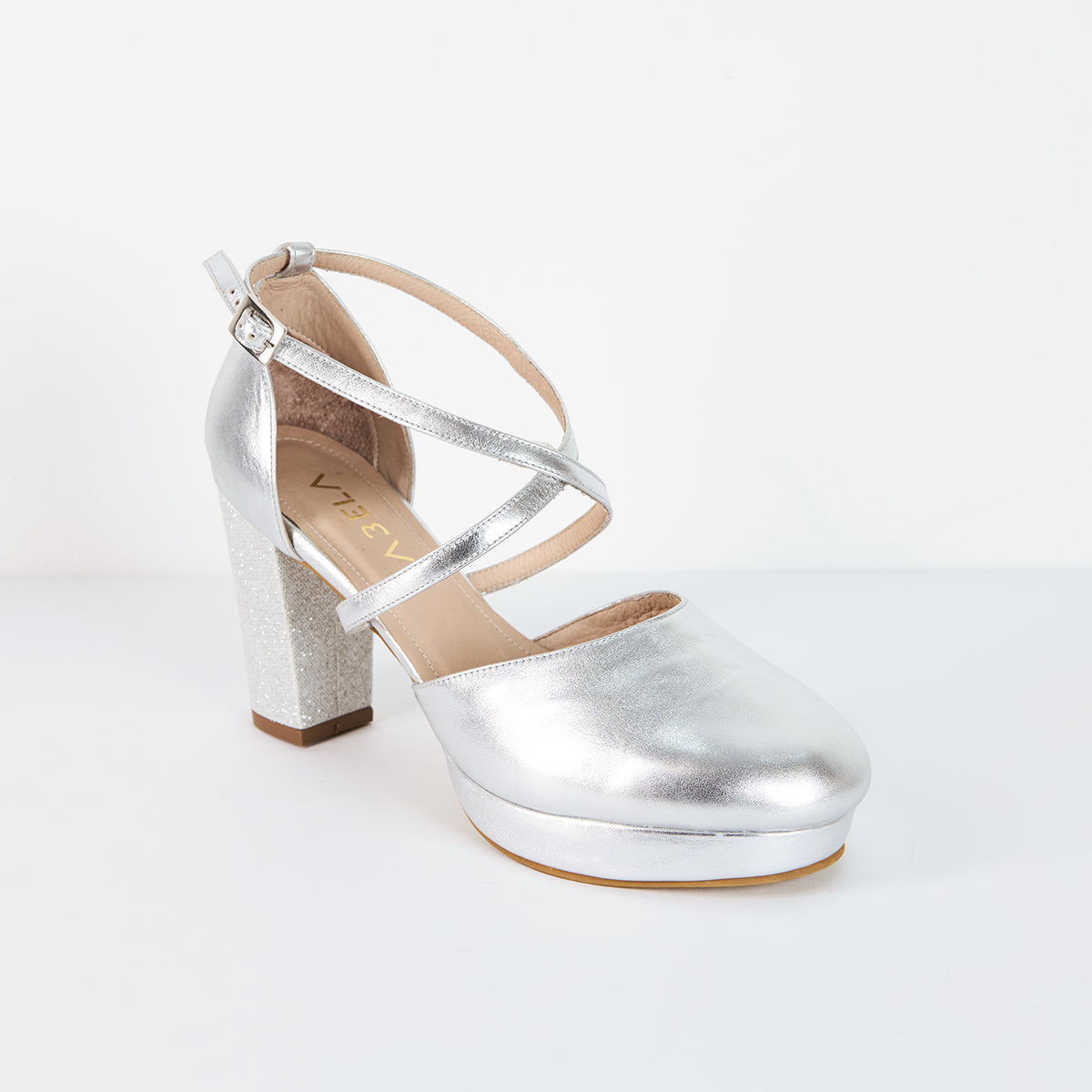Tacones Dina Cruzado - Pie ANCHO - Talla 39